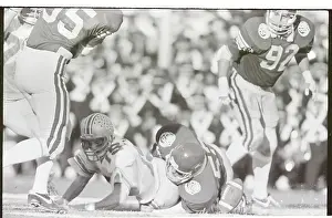 Football Action Between Ohio State and USC