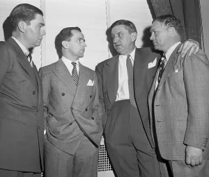 George C Prints: Football Authorities at Meeting