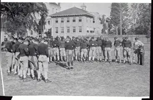 Football Coach and Team Praying for Knute Rockne