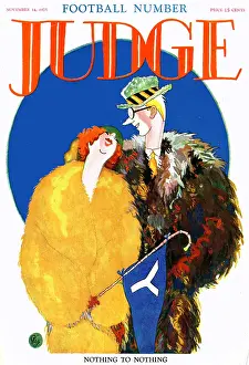 T1704737 Prints: Football Fans Roaring Twenties