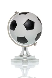 Soccer Gallery: Football globe, symbolic image for international soccer