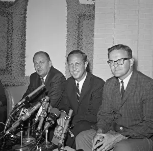 Commissioner Prints: Football Officials Announce League Merger at Press Conference