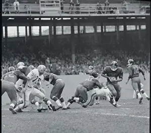 Confusion Prints: Football Player Escaping with Ball