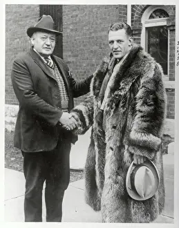 Football Player Red Grange and Father Lyle