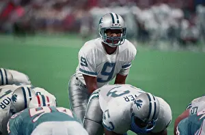 Football Player Rodney Peete in Action