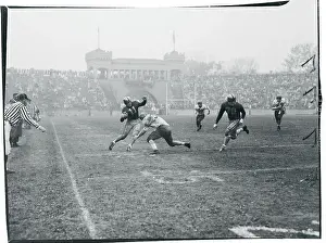 Syracuse Prints: Football Player Tackling His Opponent