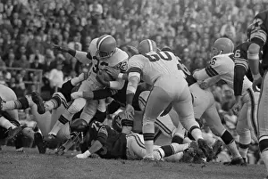 Football Players in Action