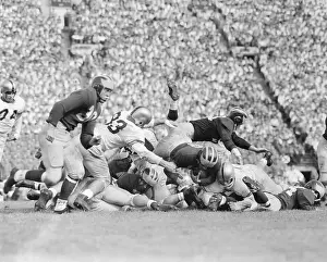 Ann Arbor Prints: Football Players Tackling Each Other
