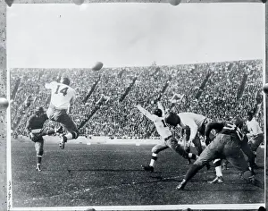 Punting Prints: Football Plays Between California Teams