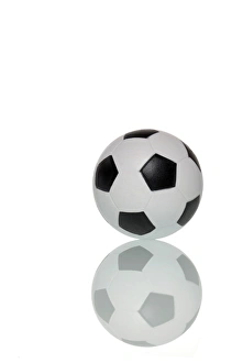Soccer Gallery: Football with reflection