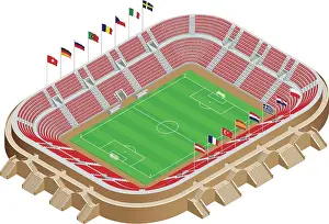 Football Stadium illustration