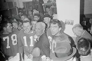 Football Team Celebrating Victory