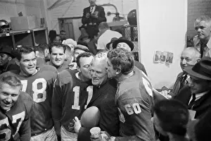 Football Team Celebrating Victory