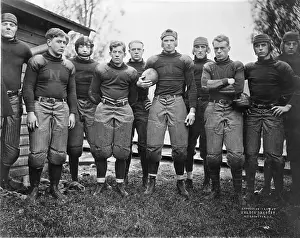 Team Prints: Football Team In Typical Pose
