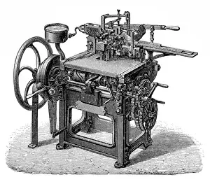 Boot Prints: Footwear manufacturing, Complete gifs machine from foucher FrA┼íres in Paris