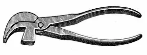 Images Dated 18th May 2017: Footwear manufacturing, Zwick pliers