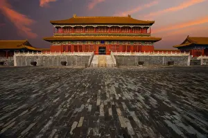 Forbidden Prints: Forbidden City Building Wet Floor