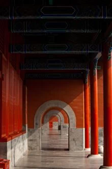 Forbidden City Gallery: Forbidden City Hallway Beautiful Repetition