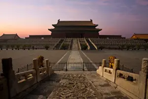 Forbidden Prints: Forbidden City Palace Supreme Harmony Sunrise