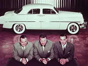 Ford Brothers with One of Their Cars