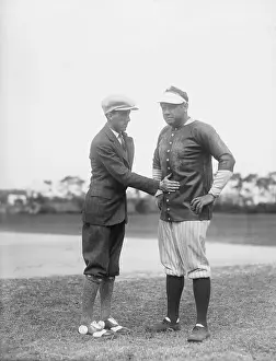 Ford Frick and Babe Ruth on The Field