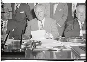 Ford C Prints: Ford Frick Meeting With Baseball Representatives