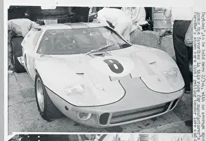 Automobile Mechanic Prints: Ford GT Racing Car