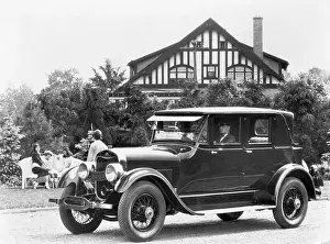 Parking Prints: Ford Lincoln Driven by a Chauffeur