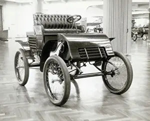 Floor Prints: Ford Model Car on Showroom Floor