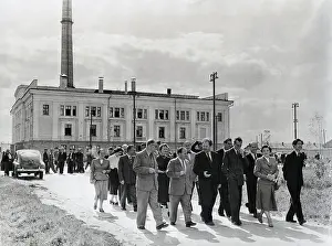 Foreign Prints: Foreign Diplomats In Front/Atomic Energy