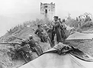 Invasion Prints: Foreign Legionnaires in Hilltop Trench