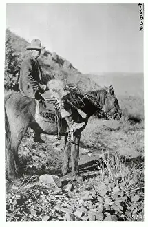 Wolf Prints: Forest Service Man on Horseback