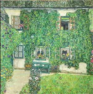 Klimt Prints: Foresters House In Weissenbach Ii (Garden)