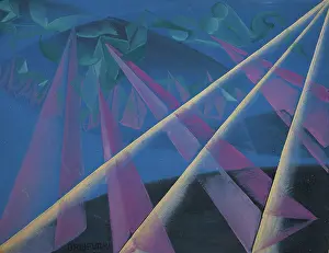 Futurism Prints: Form-Spirit Transformation, by Balla Giacomo, 1916, 19th Century, Unknow