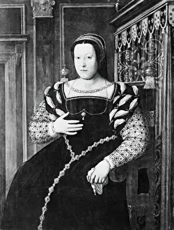 Gown Prints: Formal Portrait Of Catherine De Medici