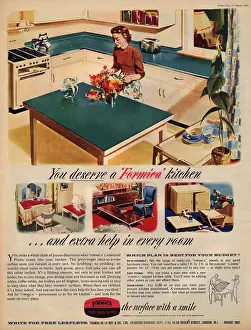 Inventions And Innovations Prints: Formica Kitchen