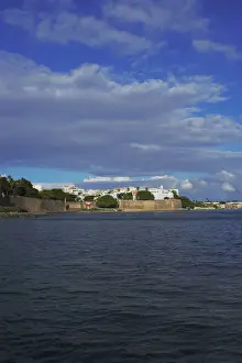 Fort at the waterfront, La Fortaleza, Old San, Juan San Juan, Puerto Rico, USA