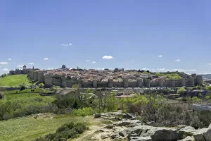 Images Dated 3rd May 2013: The fortification wall enclosing the town, Avila, Castile and Leon, Spain