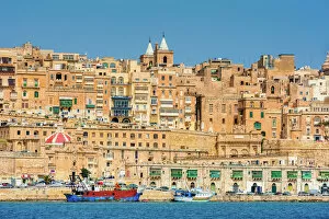 Images Dated 3rd April 2012: Fortified city of Valletta Malta