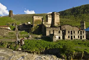 Fortified village of Ushguli, Svanetia, Georgia