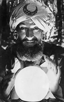 Crystal Prints: Fortune Teller with Crystal Ball