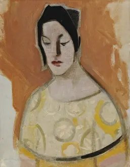 Modernist Prints: The Fortune-Teller (Woman In Yellow Dress)
