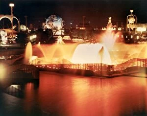 Frederic Lewis Gallery: The Fountain Of The Continents At the 1964 New York Worlds Fair