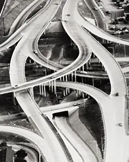 Four-Level Interchange at Turnpike