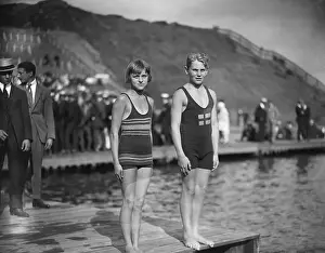 Swimmer Prints: Fourteen Year Old Olympic Swimmers