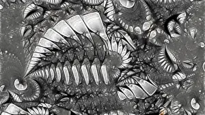 Fill Prints: Fractal graphics, abstract