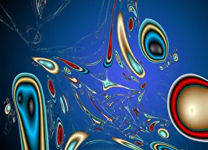 Fill Prints: Fractal graphics, abstract
