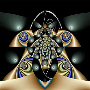 Fill Prints: Fractal graphics, abstract