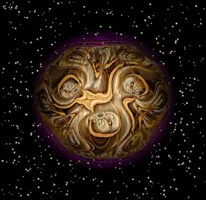 Geometrical Prints: Fractal object