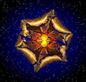 Geometrical Prints: Fractal object